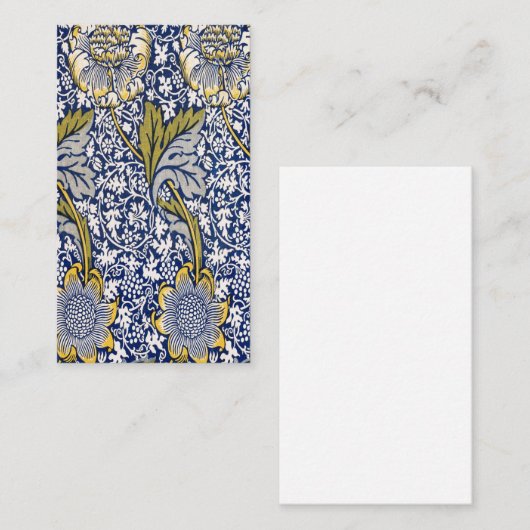 william morris visitekaartje (Voorkant / Achterkant)