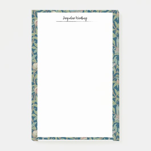 William Morris "Vogel en Granaatappel" Briefpapier Post-it® Notes (Voorkant)