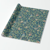 William Morris "Vogel en Granaatappel" Cadeaupapier (Uitgerold)