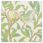 William Morris "Vogel & Granaatappel" 1. Stof (Close Up)