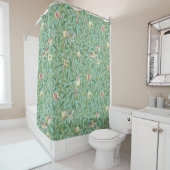 William Morris "Vogel & Granaatappel" 3. Douchegordijn (In situ)