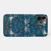 William Morris Vogels Art Nouveau Bloempatroon Case-Mate iPhone Case (Achterkant (horizontaal))
