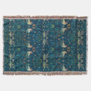 William Morris Vogels Art Nouveau Bloempatroon Deken