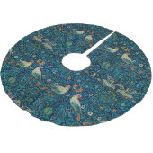 William Morris Vogels Art Nouveau Bloempatroon Kerstboom Rok (Gekanteld)