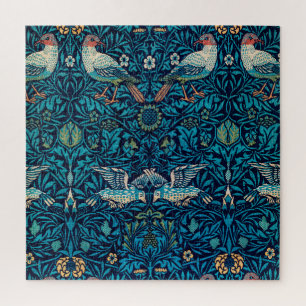 William Morris Vogels Art Nouveau Bloempatroon Legpuzzel