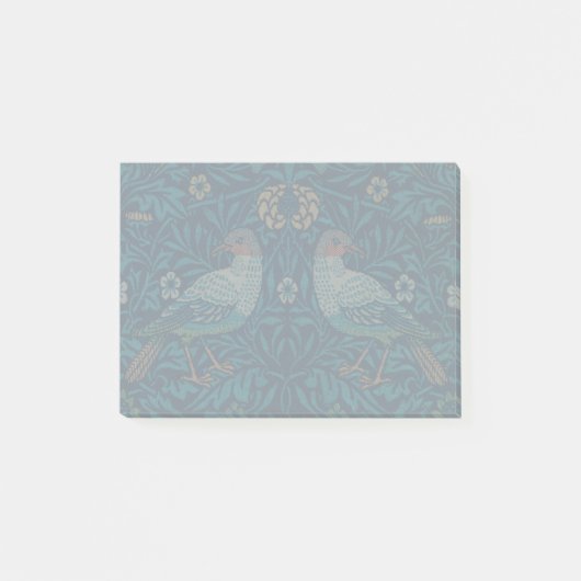 William Morris - Vogels & Bloemmotief Post-it® Notes (Voorkant)