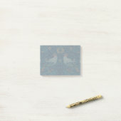 William Morris - Vogels & Bloemmotief Post-it® Notes (Op bureau)