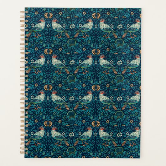 William Morris - Vogels Bloempatroon Splicing Planner (Voorkant)