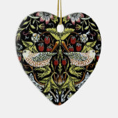 William Morris-vogels en bloemen 2 bijgewerkt Keramisch Ornament (Rechts)