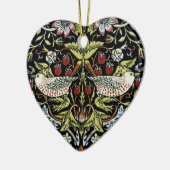 William Morris-vogels en bloemen 2 bijgewerkt Keramisch Ornament (Links)