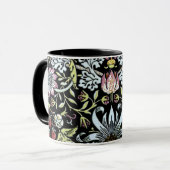 William Morris-vogels en bloemen 2 deel Mok (Voorkant links)