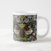 William Morris-vogels en bloemen 2 Grote Koffiekop (Rechts)
