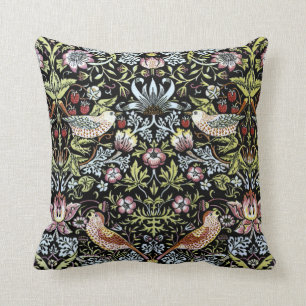 William Morris-vogels en bloemen 2 Kussen