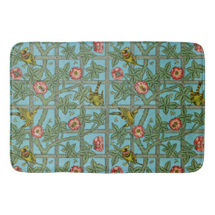 William Morris Vogels en Bloemen Badmat