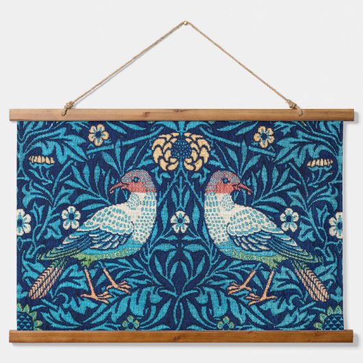 William Morris, vogels en bloemen Hangend Wandkleed (Voorkant)