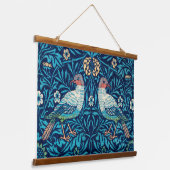 William Morris, vogels en bloemen Hangend Wandkleed (Gebogen)