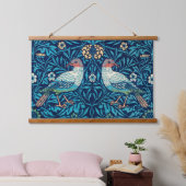 William Morris, vogels en bloemen Hangend Wandkleed (Slaapkamer)
