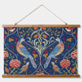 William Morris, vogels en bloemen Hangend Wandkleed (Voorkant)
