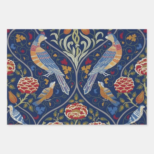 William Morris, vogels en bloemen Inpakpapier Vel (Voorkant 3)