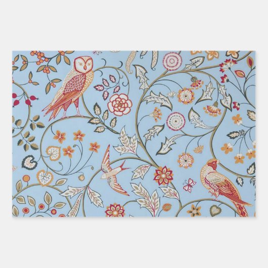 William Morris, vogels en bloemen Inpakpapier Vel (Voorkant 2)