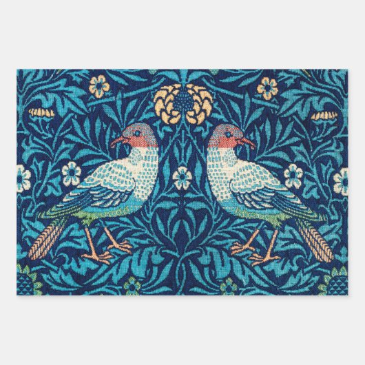 William Morris, vogels en bloemen Inpakpapier Vel (Voorkant)