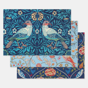 William Morris, vogels en bloemen Inpakpapier Vel