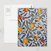 William Morris - Vruchten Briefkaart (Voorkant / Achterkant)