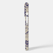 William Morris Wallflower bloemenblauw damast Case-Mate iPhone Case (Achterkant / Links)