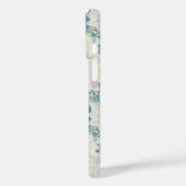 William Morris Wallflower bloemenblauw damast Case-Mate iPhone Case (Achterkant / Links)