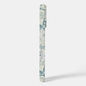 William Morris Wallflower bloemenblauw damast Case-Mate iPhone Case (Achterkant / Rechts)
