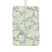 William Morris Wallflower bloemenblauw damast Luchtverfrisser (Achterkant)