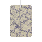 William Morris Wallflower bloemenblauw damast Luchtverfrisser (Voorkant)