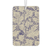 William Morris Wallflower bloemenblauw damast Luchtverfrisser (Achterkant)