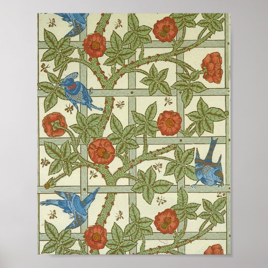 William morris wallpaper Blad van een set van tien Poster (Voorkant)
