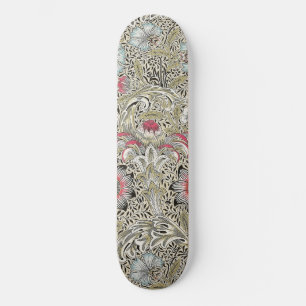 william morris wallpaper corncockle floral persoonlijk skateboard