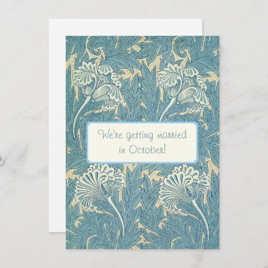 William Morris Wallpaper Design Kaart (Voorkant / Achterkant)