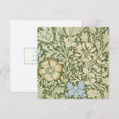 William Morris Wallpaper Design Kaart (Voorkant / Achterkant)