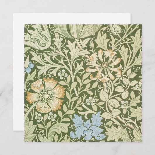 William Morris Wallpaper Design Kaart (Voorkant / Achterkant)