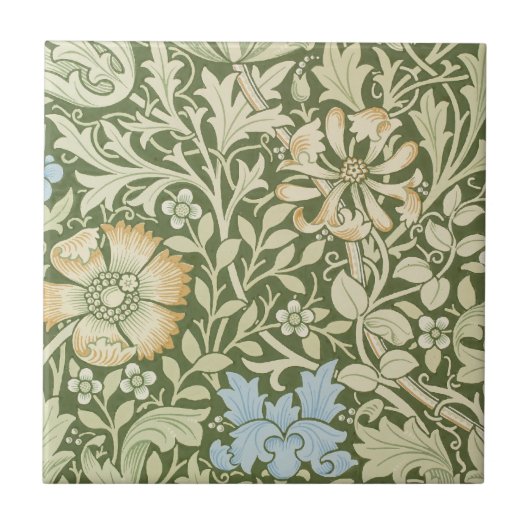 William Morris Wallpaper Design on Tile Tegeltje (Voorkant)