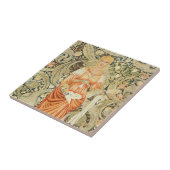 William Morris Wallpaper Design on Tile Tegeltje (Zijkant)