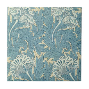 William Morris Wallpaper Design on Tile Tegeltje