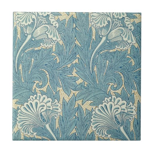 William Morris Wallpaper Design on Tile Tegeltje (Voorkant)