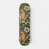 William Morris Wallpaper Design Skateboard (Voorkant)