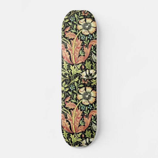 William Morris Wallpaper Design Skateboard (Voorkant)