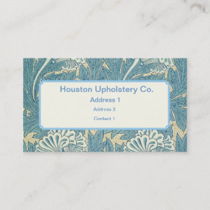 William Morris Wallpaper Design Visitekaartje