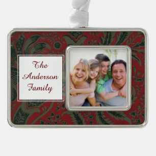 William Morris Wallpaper Pattern Verzilverd Omlijst Ornament