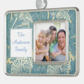 William Morris Wallpaper Pattern Verzilverd Omlijst Ornament (Links)