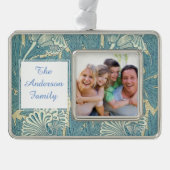 William Morris Wallpaper Pattern Verzilverd Omlijst Ornament (Voorkant)