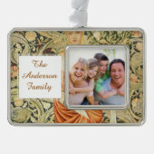 William Morris Wallpaper Pattern Verzilverd Omlijst Ornament (Voorkant)