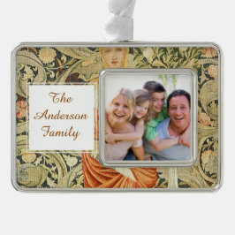 William Morris Wallpaper Pattern Verzilverd Omlijst Ornament